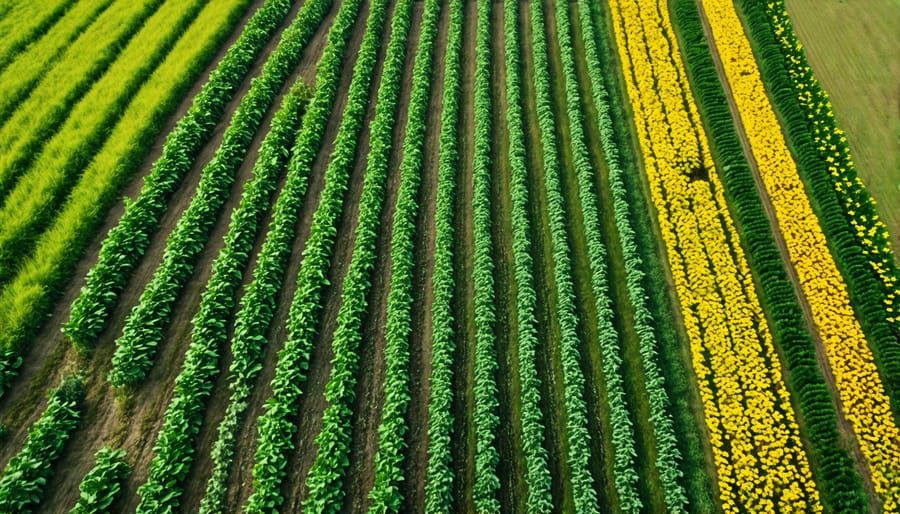 Organic farm in Alberta showcasing sustainable agriculture practices