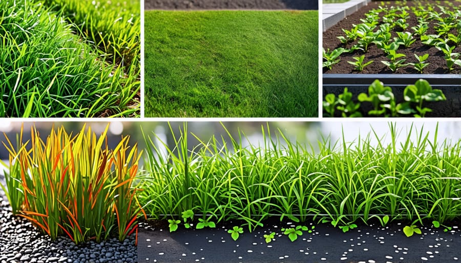 Examples of bioinfiltration systems: vegetated swales, rain gardens, and constructed wetlands