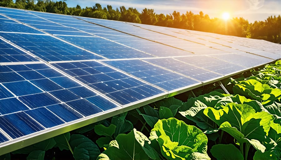 Semi-transparent solar panels designed for agrivoltaic applications