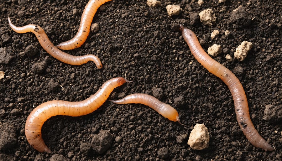 Healthy soil structure with good aggregation and biodiversity