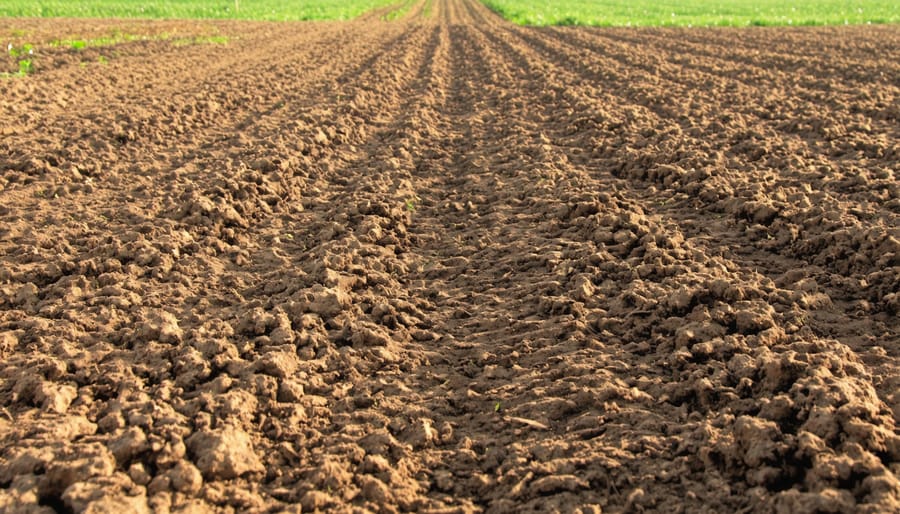 No-till farming practices being used to conserve soil and reduce erosion