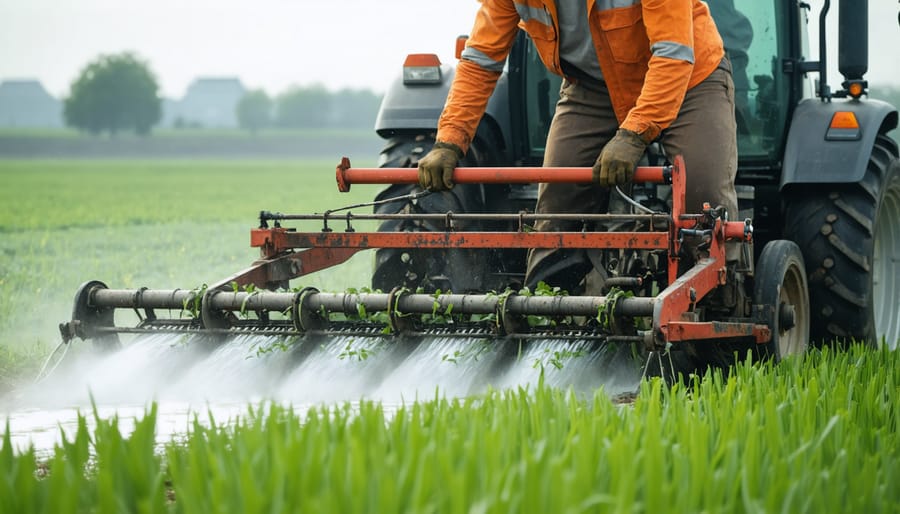 Targeted nitrogen application using advanced farming equipment