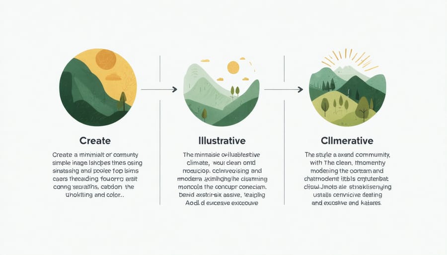 Visual guide depicting the key steps to organize and implement a successful community climate workshop