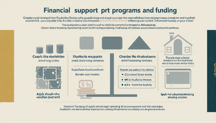 Visual breakdown of organic farming financial support programs in Alberta