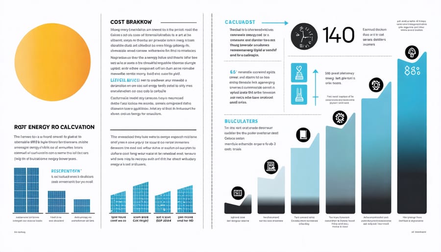 Visual representation of renewable energy costs and returns for Alberta farms