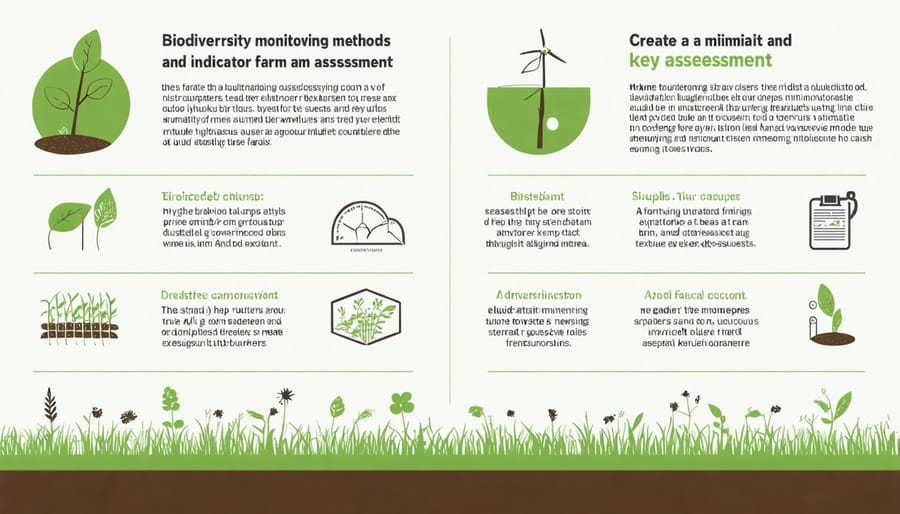 Visual guide to measuring and tracking farm biodiversity indicators