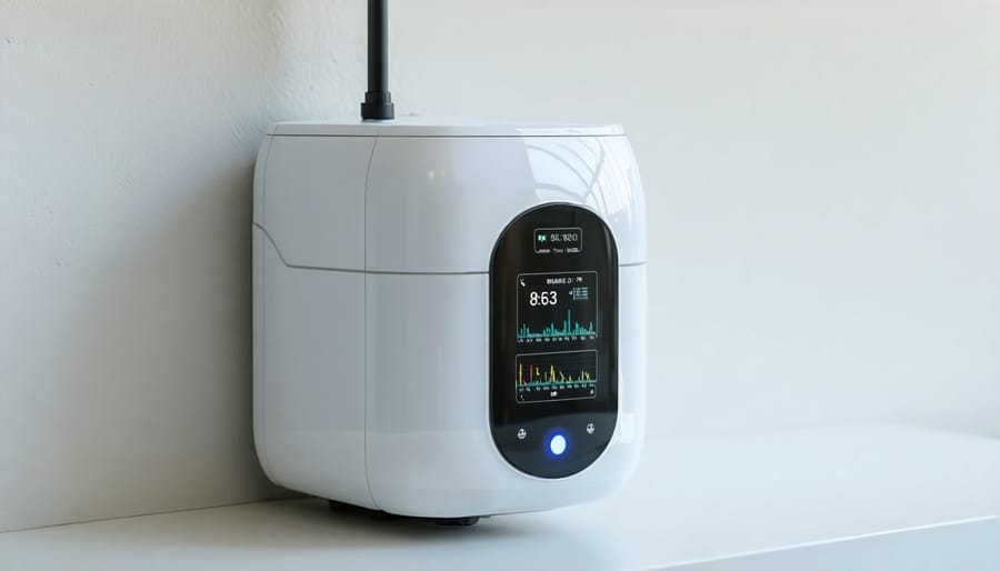 Digital pest monitoring system with integrated sensors and display screen
