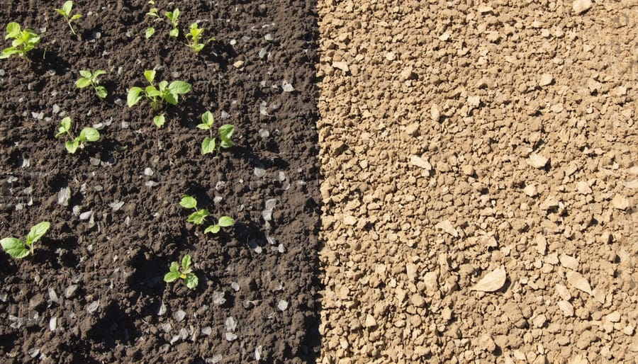 Comparison of conventional and biodegradable agricultural plastics in use