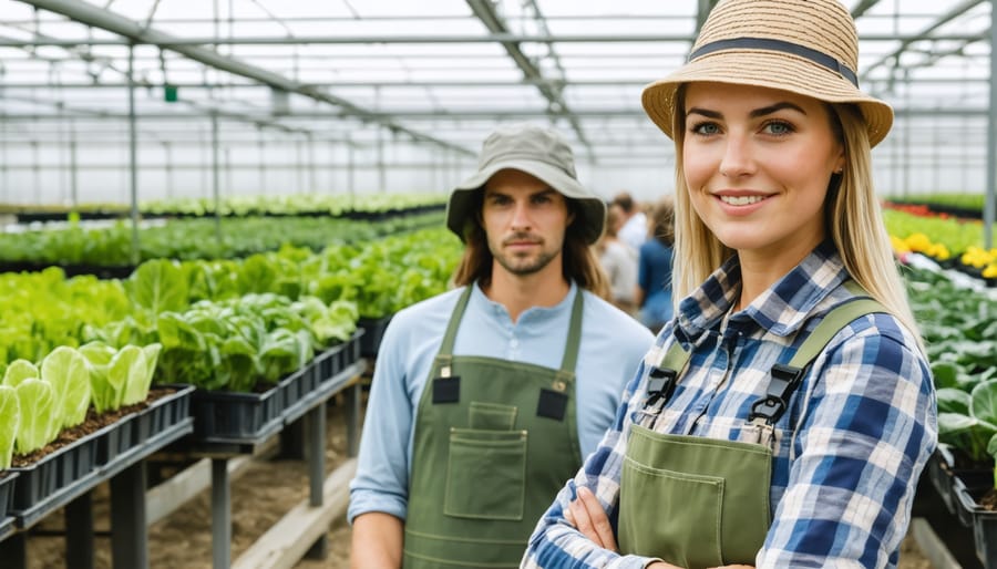 Farm staff attending an organic compliance training workshop