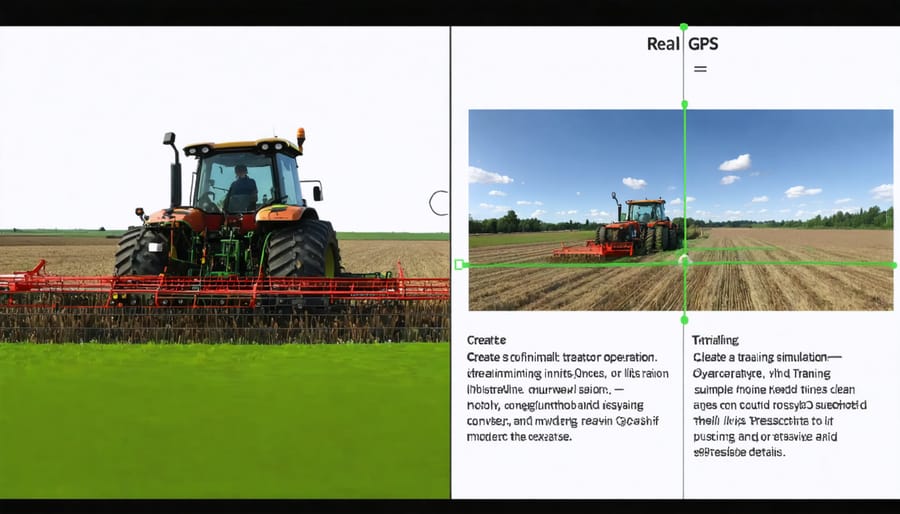Comparison of real and virtual precision farming equipment interfaces