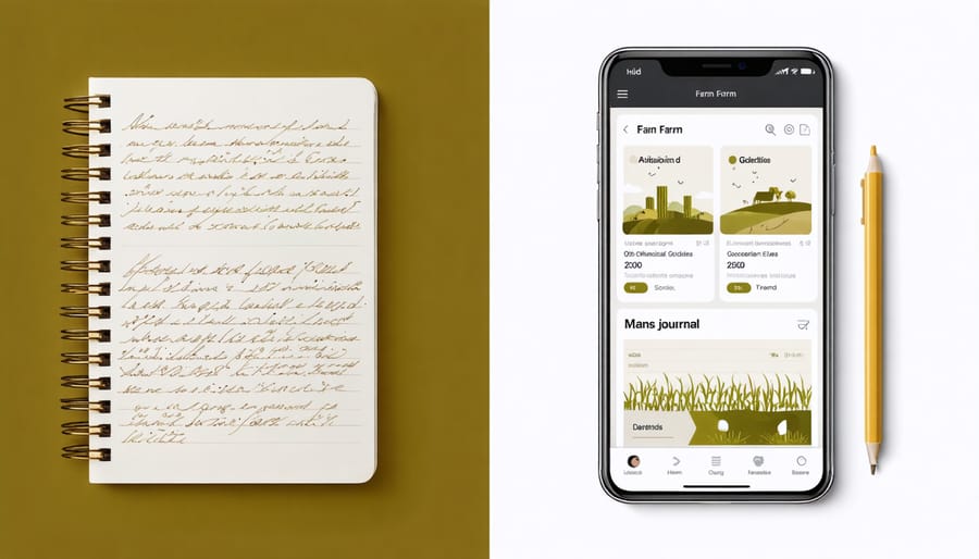 Comparison of traditional farm record keeping methods with modern digital solutions
