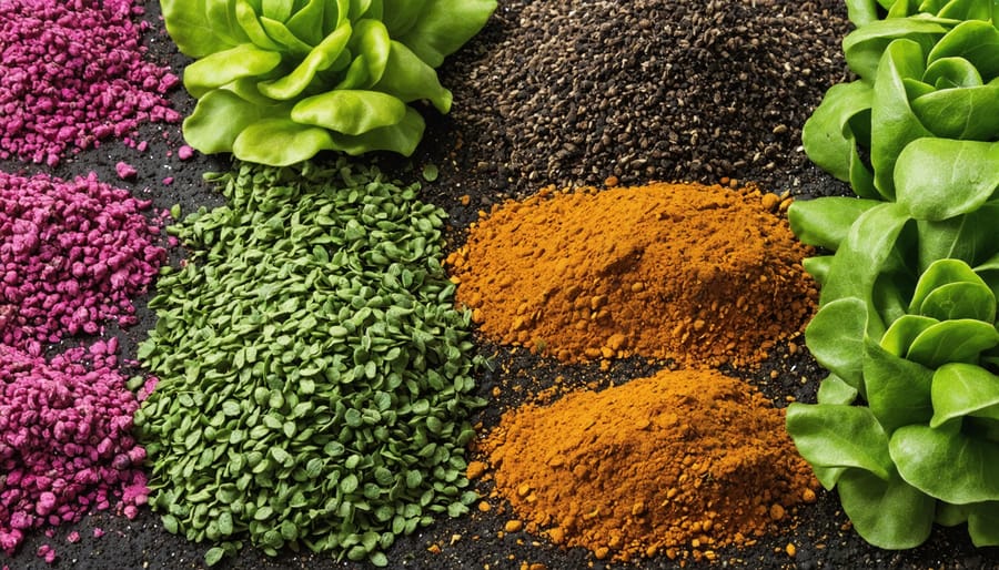 Hands holding diverse organic seeds with seed saving envelopes for farmer exchange networks