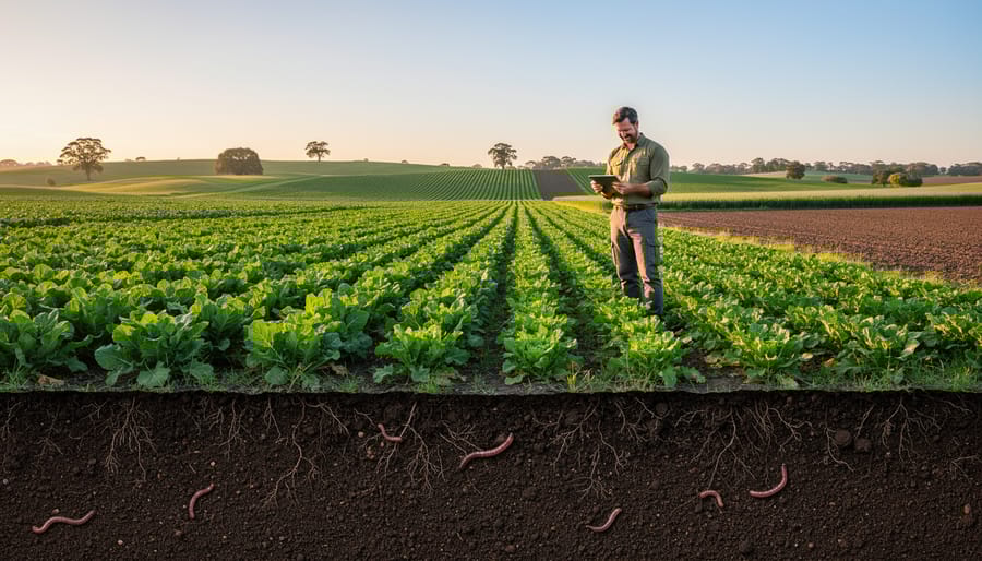 Healthy mature wheat crop in Alberta field showing strong growth and full grain heads