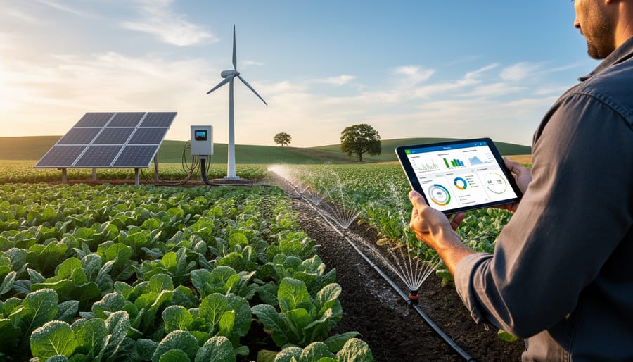 Healthy plant seedlings with visible roots growing in rich dark soil